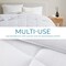 Nestl Bedding Tufted Duvet Cover Set with Quilted Down Alternative Comforter Insert